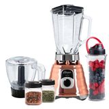 Kit Oster New Osterizer Liquidificador E Acessórios Cobre 220v