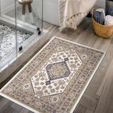 1 Tapete Banheiro Antiderrapante Absorvente 60x90 Tu M03 Bg