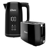 Kit Chaleira Digital 1,7l E Torradeira Black Oster 110v