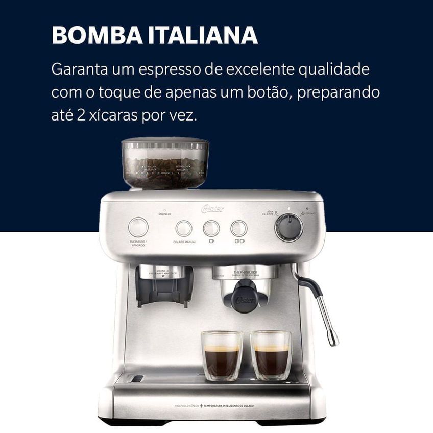 Cafeteira Espresso Oster Xpert Perfect Brew 110v - imagem 3
