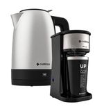 Kit Cafeteira Up To Go E Chaleira Elétrica Pure Inox Cadence 220v