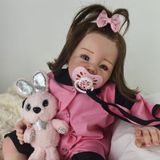 Bebê Reborn Menina, Tecido, Enxoval Completo