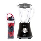 Kit Oster Super Chef Liquidificador E Jarra Blend N Go Preto 110v