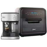 Kit Fritadeira Super Fryer E Cafeteira Nova Primalatte Oster 110v