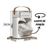 Climatizador Usb Portátil Silencioso Ideal Quartos E