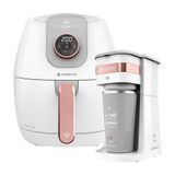 Kit Cadence Dream Rosé Gold Fritadeira E Cafeteira 110v