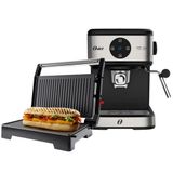 Kit Oster - Cafeteira Espresso Digital E Mini Grill 110v