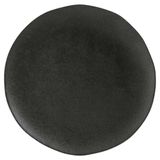 Prato Sobremesa Orgânico Carbon 19cm Cerâmica Porto Brasil