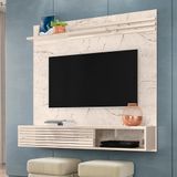 Bancada Suspensa Moderna Domo Sublime Calacata/off-white