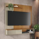 Bancada Suspensa Com Design Clean Luma Cumaru/opala