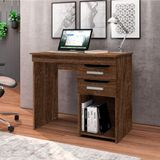 Mesa Home Office Para Computador Veneza Com Gavetas - Imbuia
