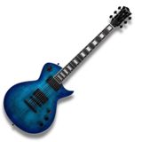 Guitarra Almach Tagima Azul Flamed Single Cut 2h Fl Tblb