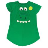 Camiseta Jacaré Para Cães E Gatos Cor Verde Tamanho M Petpuf