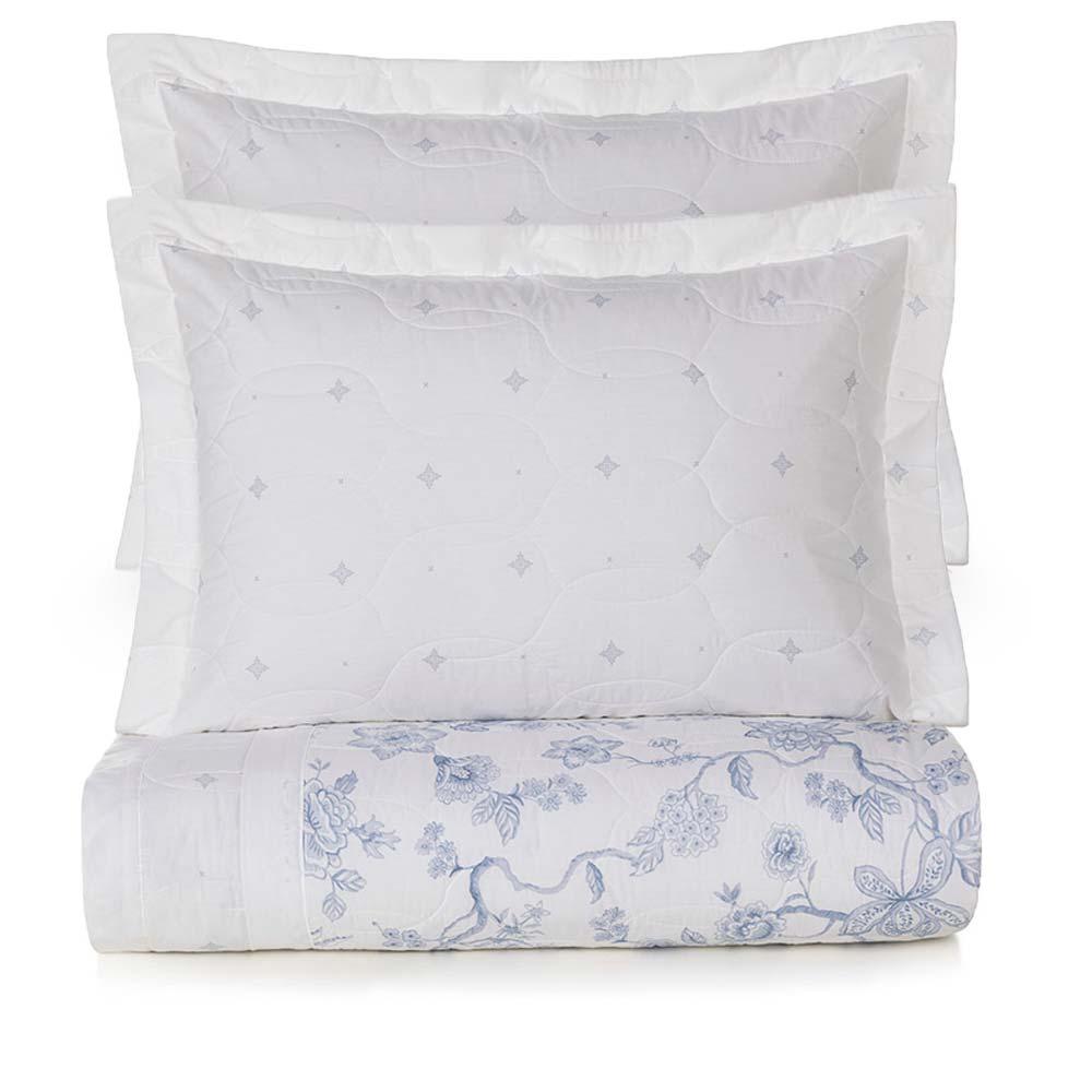 Colcha Queen 200 Fios Dora - Karsten Estampada