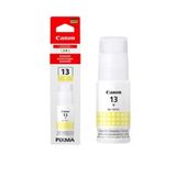Tinta Canon Gi-13 Gi13 Amarelo Original Para Impressora Mega Tank G510 G610 G-510 G-610 Refil 60ml