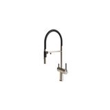 Misturador Debacco Monocomando Preto Com Nickel 20.04.80060