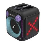 Caixa De Som Amplificada Amvox Aca 410 Neon Entrada Usb Cartão Sd Led Bluetooth 410w Bivolt