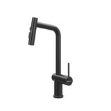 Misturador Debacco Monocomando Em Aço Inoxidável Preto-black Matte 20.04.50040