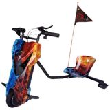 Patinete Elétrico 3 Rodas Triciclo Infantil 250w Veloz 20km/h Fire Bel