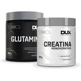 Creatina Monohidratada 300g + Glutamina 300g Dux