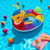 Boia Bote Bebe Desenho Formiga Inflavel Piscina 6m A 3 Anos