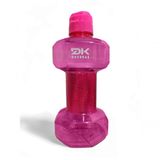 Garrafa De Água Academia Halter Dk Dkebras Fitness 1,5l Rosa