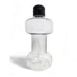 Garrafa De Água Academia Halter Dk Dkebras Fitness 1,5l Branco