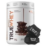 Whey Protein Dark Chocolate 418g + Luva True Source