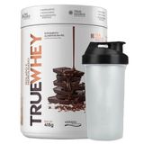 Whey Protein Dark Chocolate 418g + Coqueteleira True Source