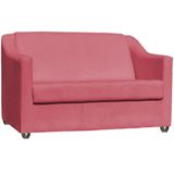 Namoradeira Decorativa Para Sala Recepção Manicure Consultório Escritório Mila Suede