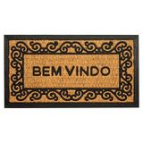 Capacho De Borracha Alagoas 02 Bege-preto 0,33x0,60m