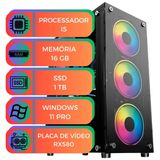 Computador Gamer Multipc I5 16gb Ssd 1tb Nvme Rx580 Win 11