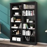 (2 Unid) Livreiro Preto Fosco (1404.37)