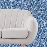 20 Conjunto de Placas com Flores Artificiais para Decoração Criativa de Paredes e Ambientes