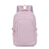 Mochila Grande Reforçada Impermeável Para Notebook 15.6 Faculdade Escola Passeio Feminina Masculina Rosa
