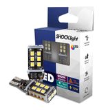 Par Lâmpada Led T15 Esmagada 15 Smd-2835 Com Canbus 6000k 12v