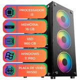 Computador Gamer Multipc I5 Rx550 16gb Ssd 960gb Sata Win 11