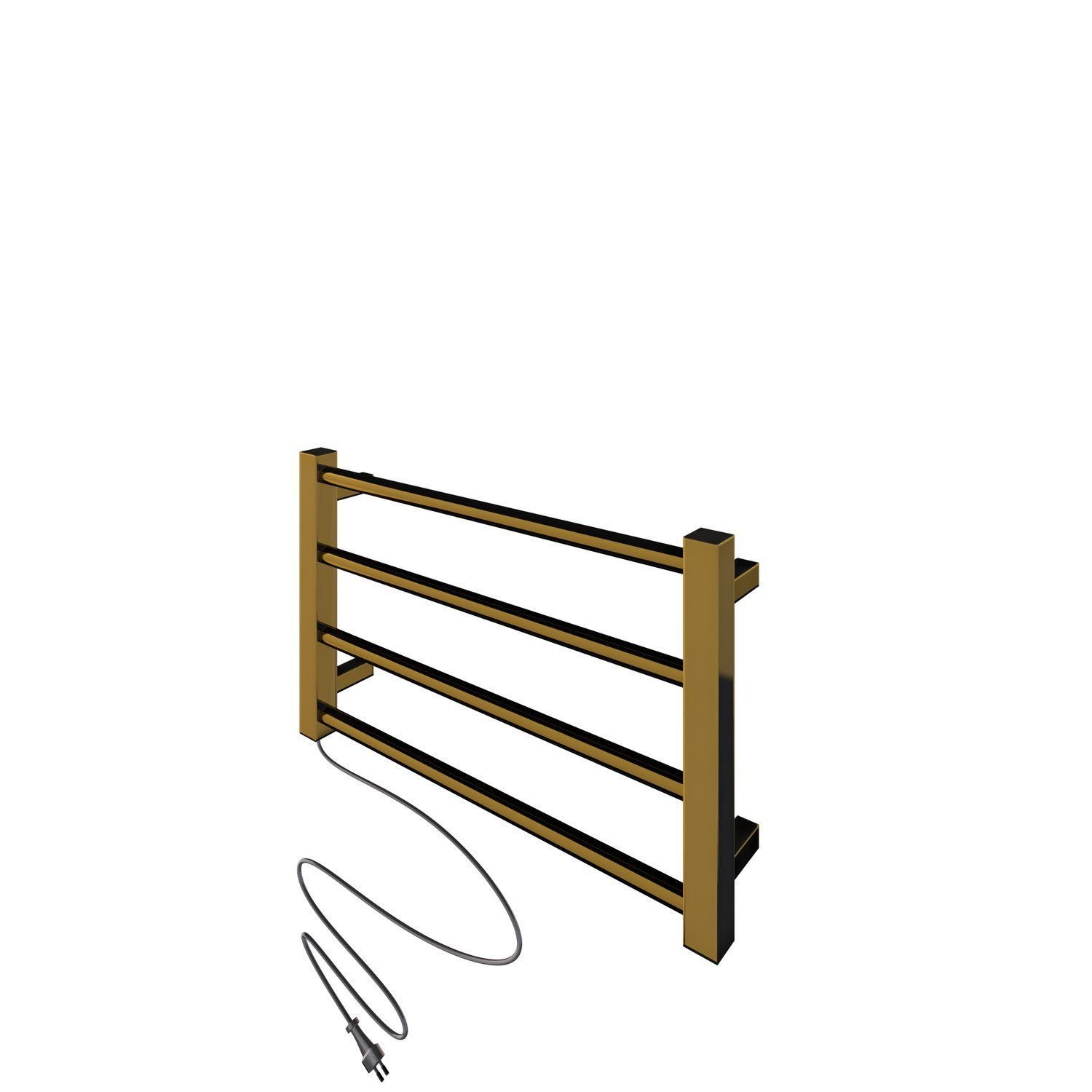 Toalheiro Aquecido Mezcla Bivolt E Bilateral Thermo Dourado Claro