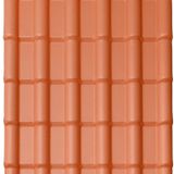 Telha Pvc Colonial 198x88cm 6 Ondas Lux Telhas Terracota