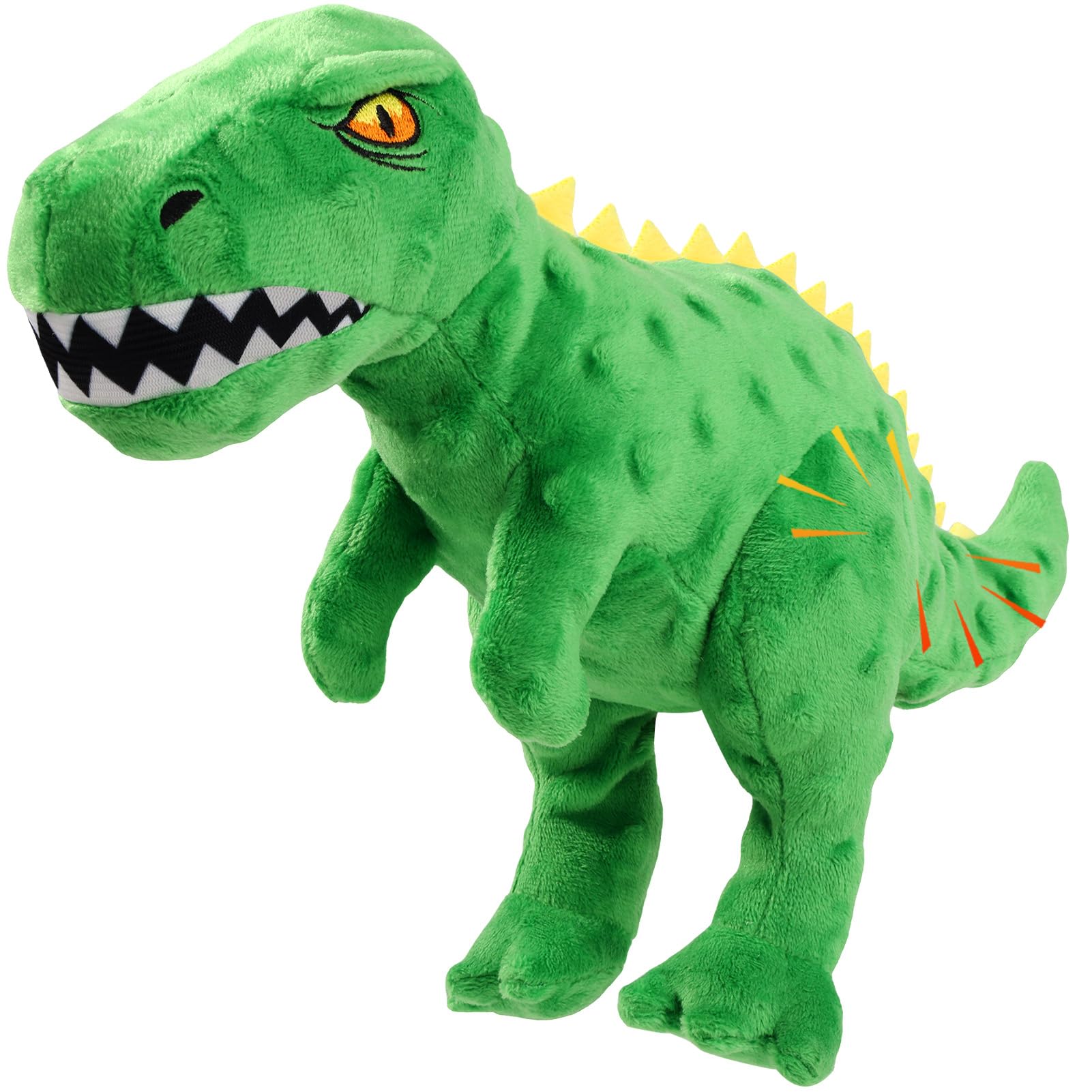 Brinquedo De Pelúcia Homounter Dinosaur Para Cães Grandes Com Guincho