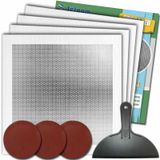 Kit De Reparo De Drywall Seloom 30 X 30 Cm, Autoadesivo Pesado