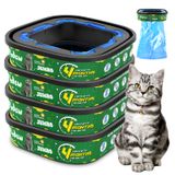 Sacos De Recarga Cat Litter Para Cat Genie Standard, Plus, Xl+