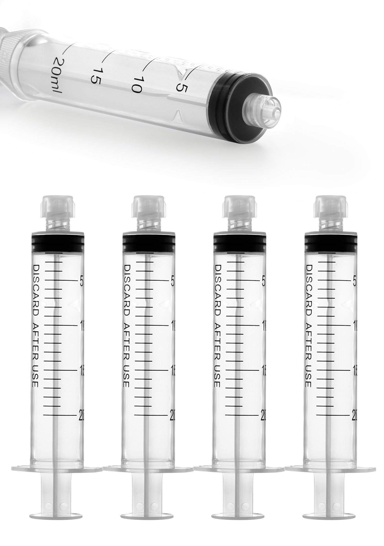 Seringas De 20 Ml Luer Lock Sem Agulha, Estéreis, Pacote Com 50