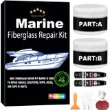 Kit De Reparo De Fibra De Vidro Deaplleonc Premium Marine Para Barcos