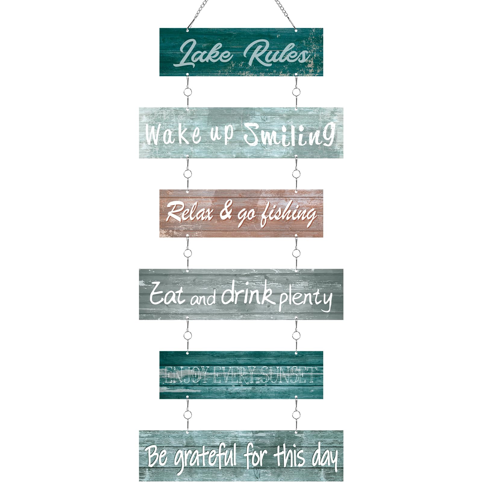 Placas De Parede Hotop Lake Rule Lake House Decor Placa De Metal