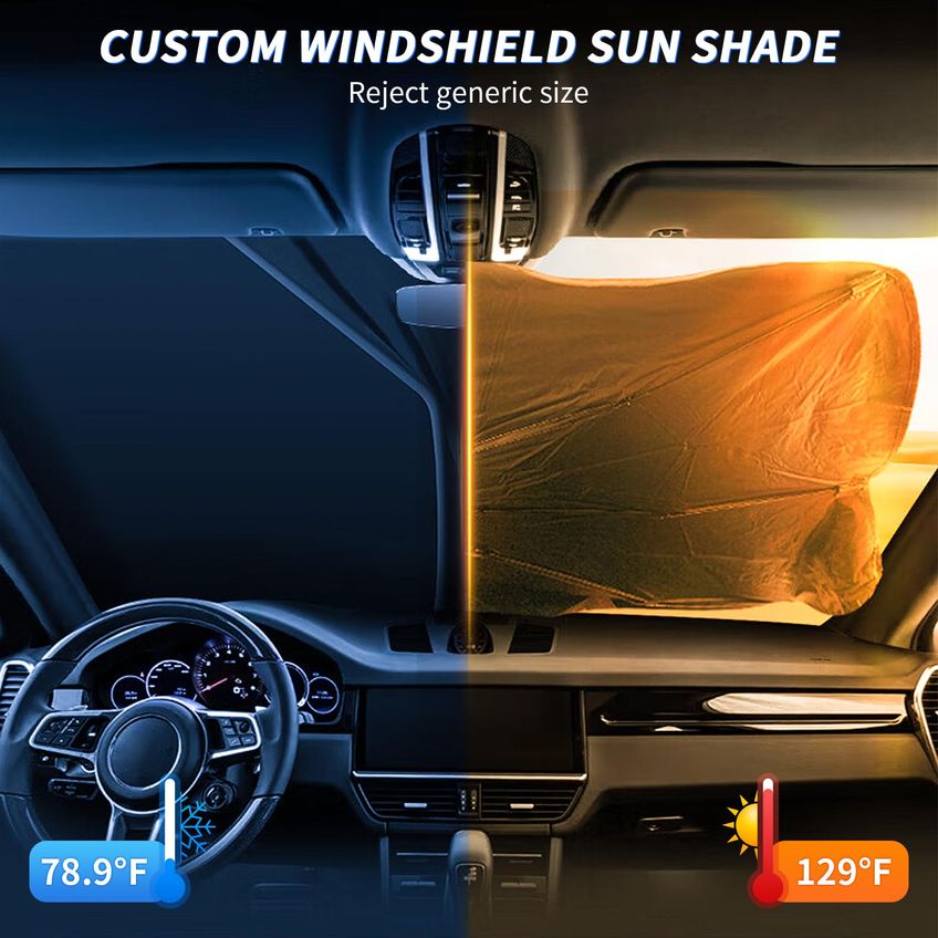 Para-brisa Sun Shade Para Q5/q5l 2018-2026 400d Custom Fit - imagem 4