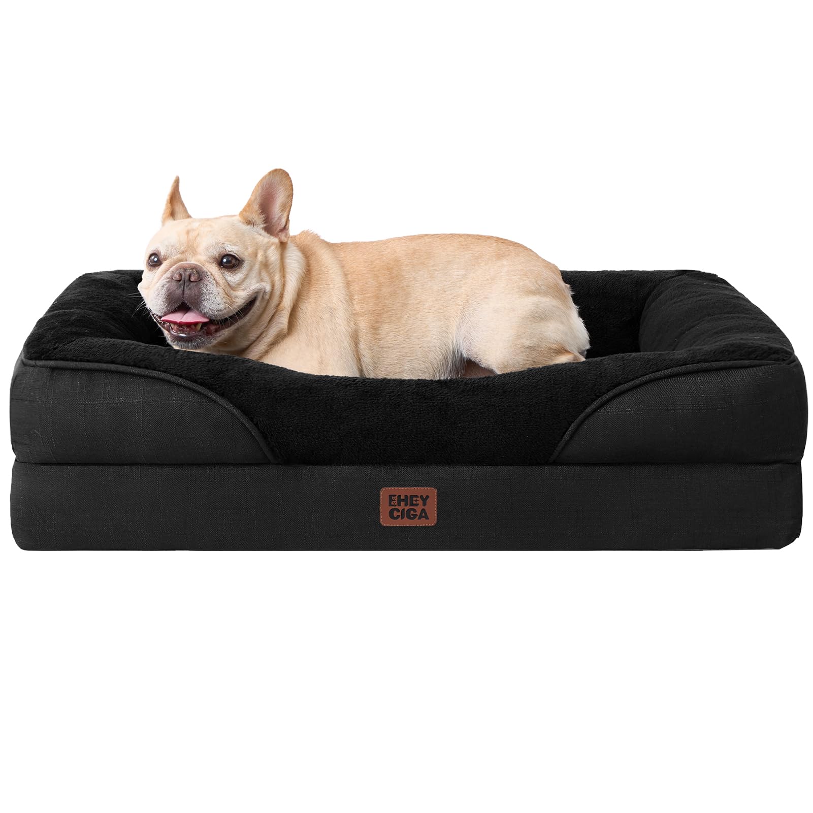 Cama De Cachorro Eheyciga Memory Foam Para Tamanho Médio Com Impermeável