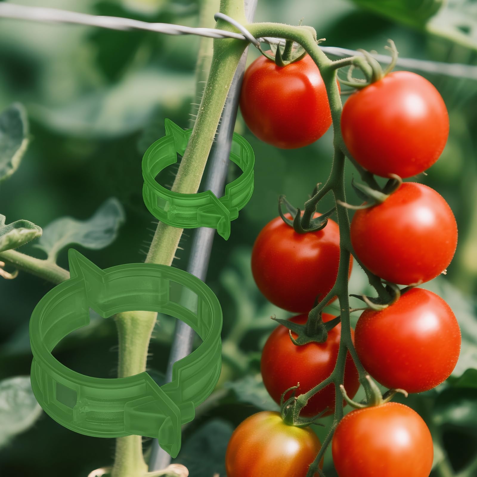 Plant Clips Loohoi Secured Plastic Trellis Garden Support 100 Unidades