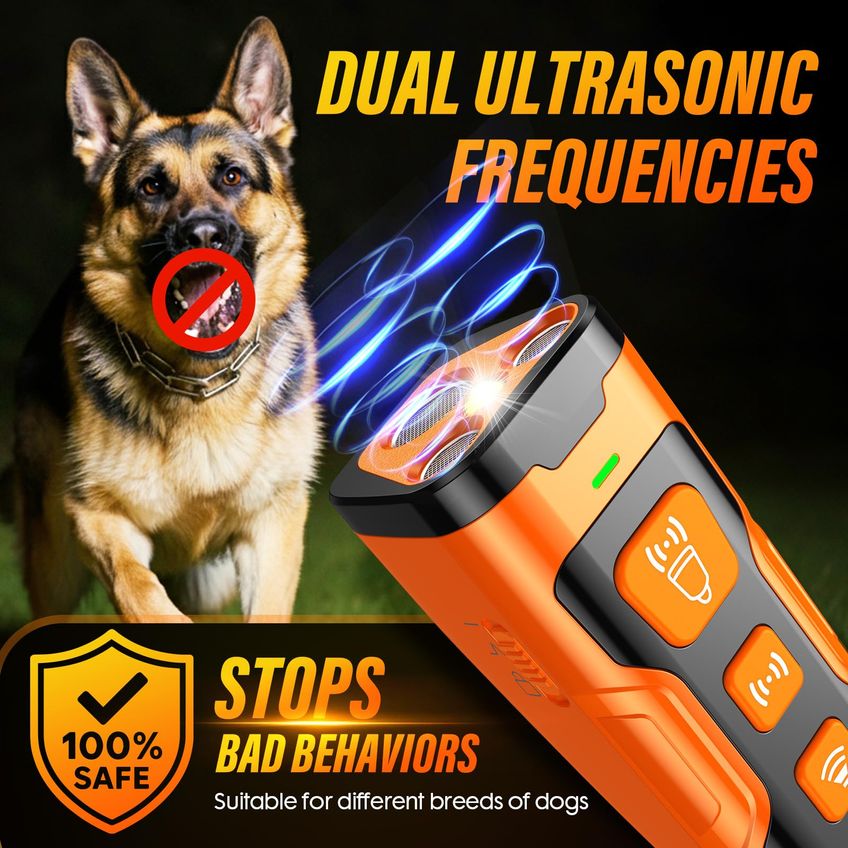Dispositivo De Dissuasão De Latidos De Cães Yuyqa 3x Ultrassônico Anti-latido - imagem 4