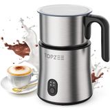 Espumador E Vaporizador De Leite Elétrico Topzee 4 Em 1 500ml
